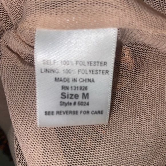 Gold Sequined Mini Dress - Picture 5 of 8